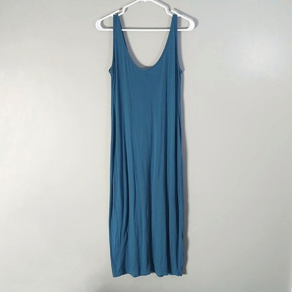 Sak Sam LuLu dress in dark teal, one size